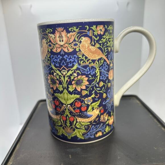 Dunoon Scotland Stoneware Mug William Morris "Strawberry Thief" Arts & Crafts - Picture 8 of 9